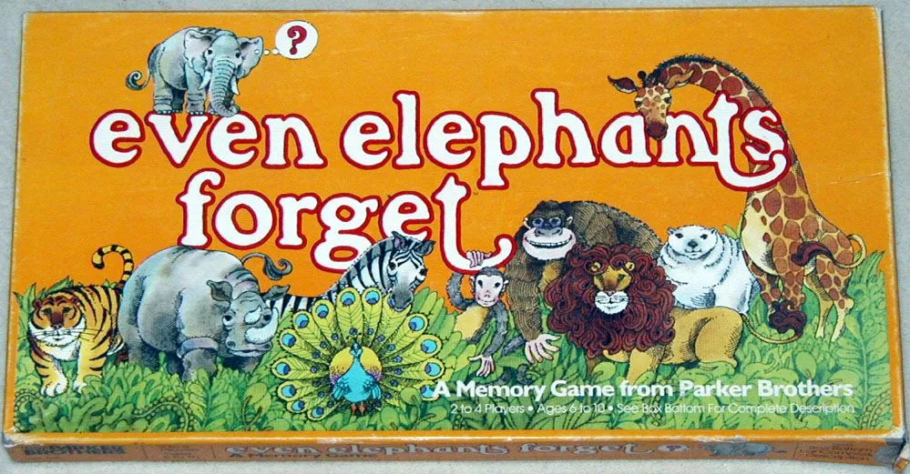 Even Elephants Forget - Board Games (ONLINE ORDER ONLY)