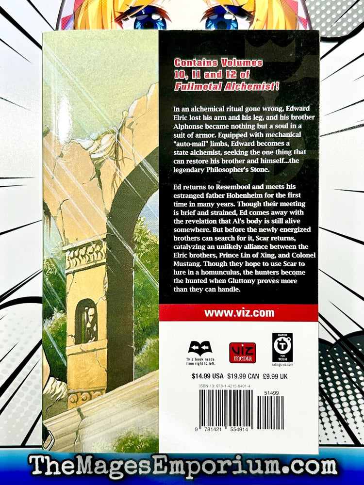Fullmetal Alchemist Vol 10 - 12 Omnibus (Online Order Only)