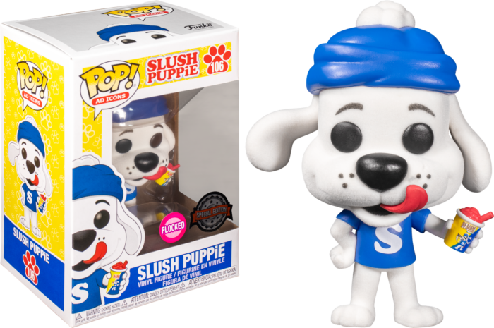 Funko POP! Ad Icons: Slush Puppie - Slush Puppie (Flocked) Vinyl Figure #106 Special Edition Exclusive [READ DESCRIPTION] (ONLINE ORDER ONLY)