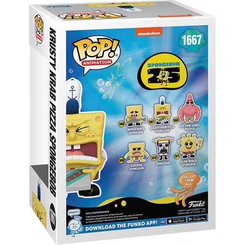 Funko Pop! Animation - SpongeBob SquarePants 25th Anniversary  Vinyl Figure (Online Order Only)