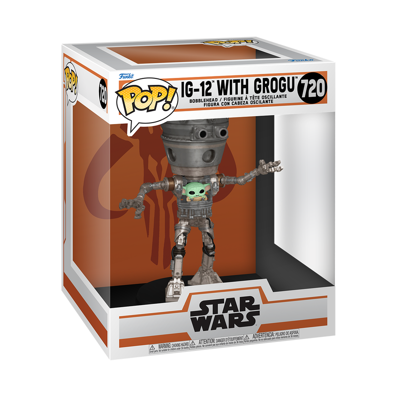 Funko Pop! Deluxe IG-12 with Grogu - Star Wars (ONLINE ORDER ONLY)