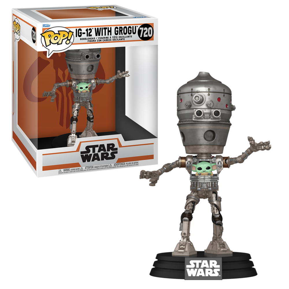 Funko Pop! Deluxe IG-12 with Grogu - Star Wars (ONLINE ORDER ONLY)