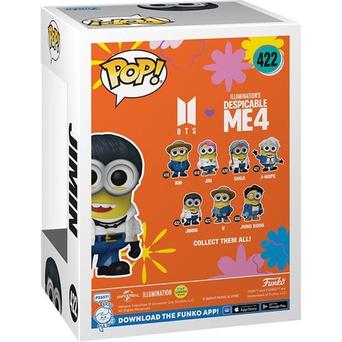 Funko Pop! - Despicable Me 4 Minion x BTS Vinyl Figure - Select Figure(s) (Online Order Only)