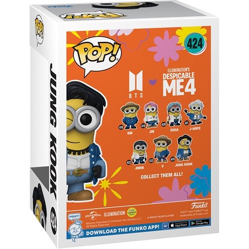 Funko Pop! - Despicable Me 4 Minion x BTS Vinyl Figure - Select Figure(s) (Online Order Only)