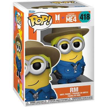 Funko Pop! - Despicable Me 4 Minion x BTS Vinyl Figure - Select Figure(s) (Online Order Only)