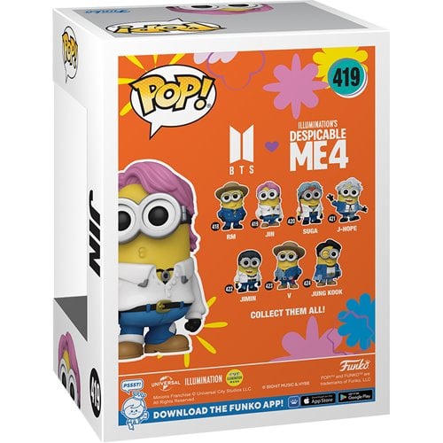 Funko Pop! - Despicable Me 4 Minion x BTS Vinyl Figure - Select Figure(s) (Online Order Only)