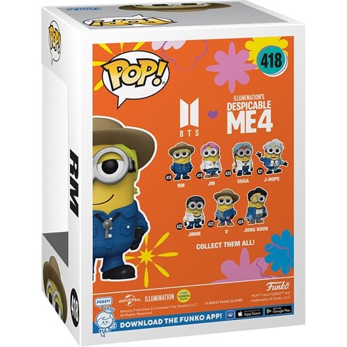 Funko Pop! - Despicable Me 4 Minion x BTS Vinyl Figure - Select Figure(s) (Online Order Only)