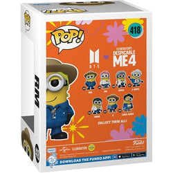 Funko Pop! - Despicable Me 4 Minion x BTS Vinyl Figure - Select Figure(s) (Online Order Only)