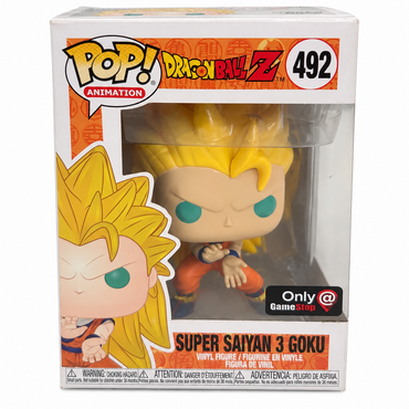 Funko Pop! Animation: Dragon Ball Z - Super Saiyan 3 Goku #492 (GameStop Exclusive)