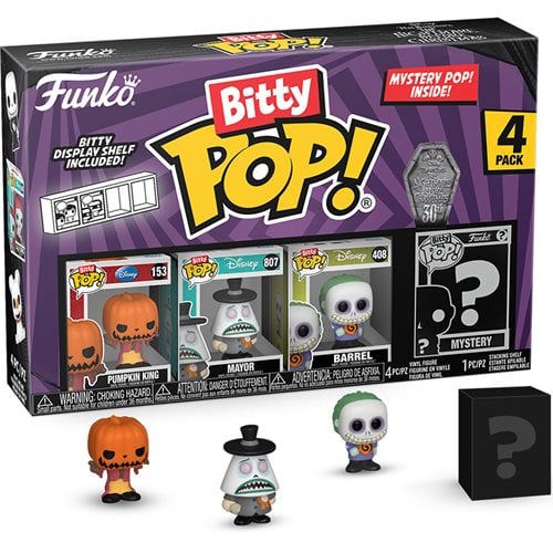 Funko The Nightmare Before Christmas Bitty Pop! Mini-Figure 4-Pack - Select Set(s) (Online Order Only)