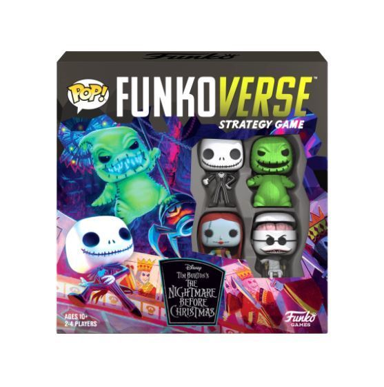 Funkoverse Strategy Game The Nightmare Before Christmas 4-Pack (Online Order Only)