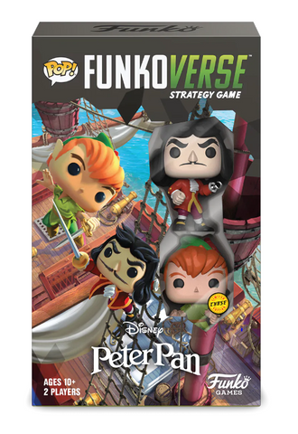 Funkoverse Strategy Game Peter Pan (Flocked) 2-Pack  **Chase** (Online Order Only)