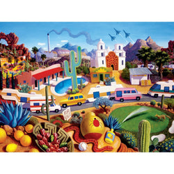 Roadsides of the Southwest - Land of AZ 500 Piece Jigsaw Puzzle (ONLINE ORDER ONLY)