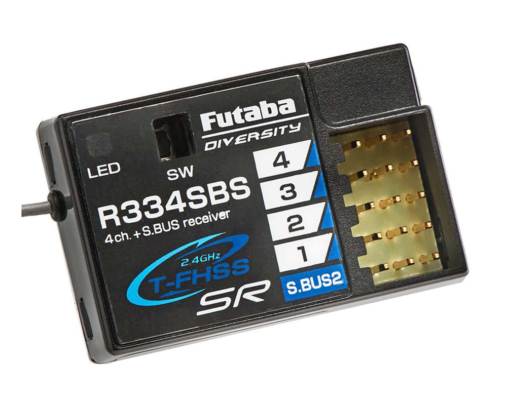 Futaba 4PM Plus 4-Channel 2.4GHz T-FHSS Radio System R334SBS Receiver (ONLINE ORDER ONLY)