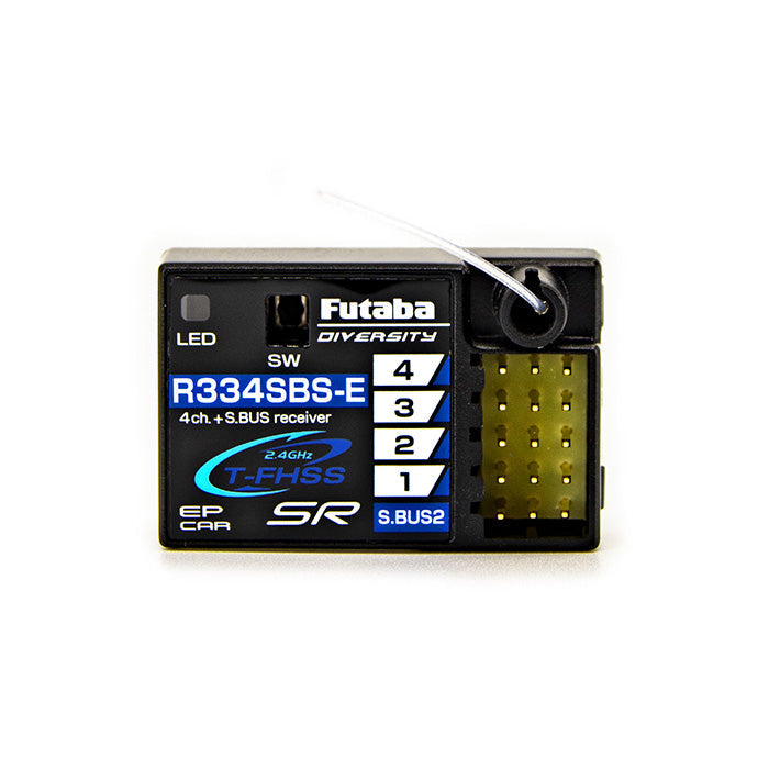 Futaba R334SBS-E T-FHSS SR S.Bus2 4-Channel 2.4GHz Receiver (Electric Models Only) (ONLINE ORDER ONLY)