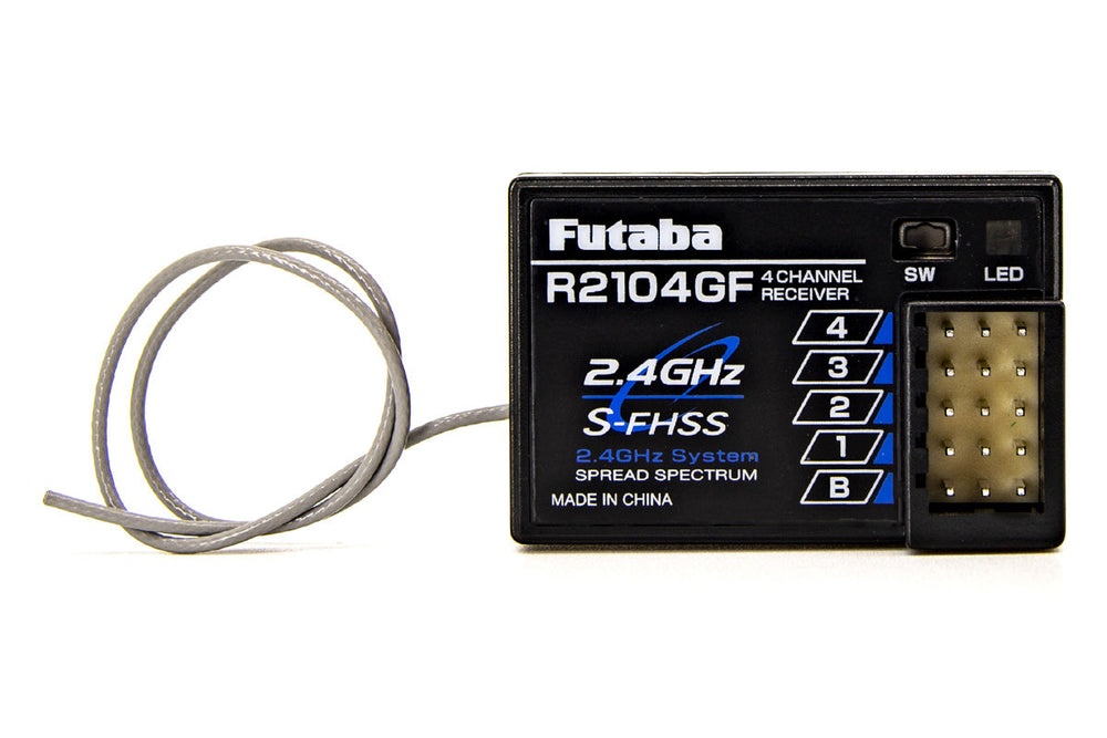 Futaba R2104GF S-FHSS 2.4GHz 4-Channel High Voltage Receiver (ONLINE ORDER ONLY)