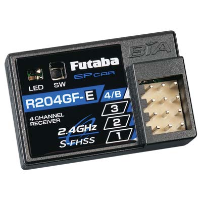 Futaba R204GF-E S-FHSS 2.4GHz 4-Channel Micro Receiver for Electric Only (ONLINE ORDER ONLY)