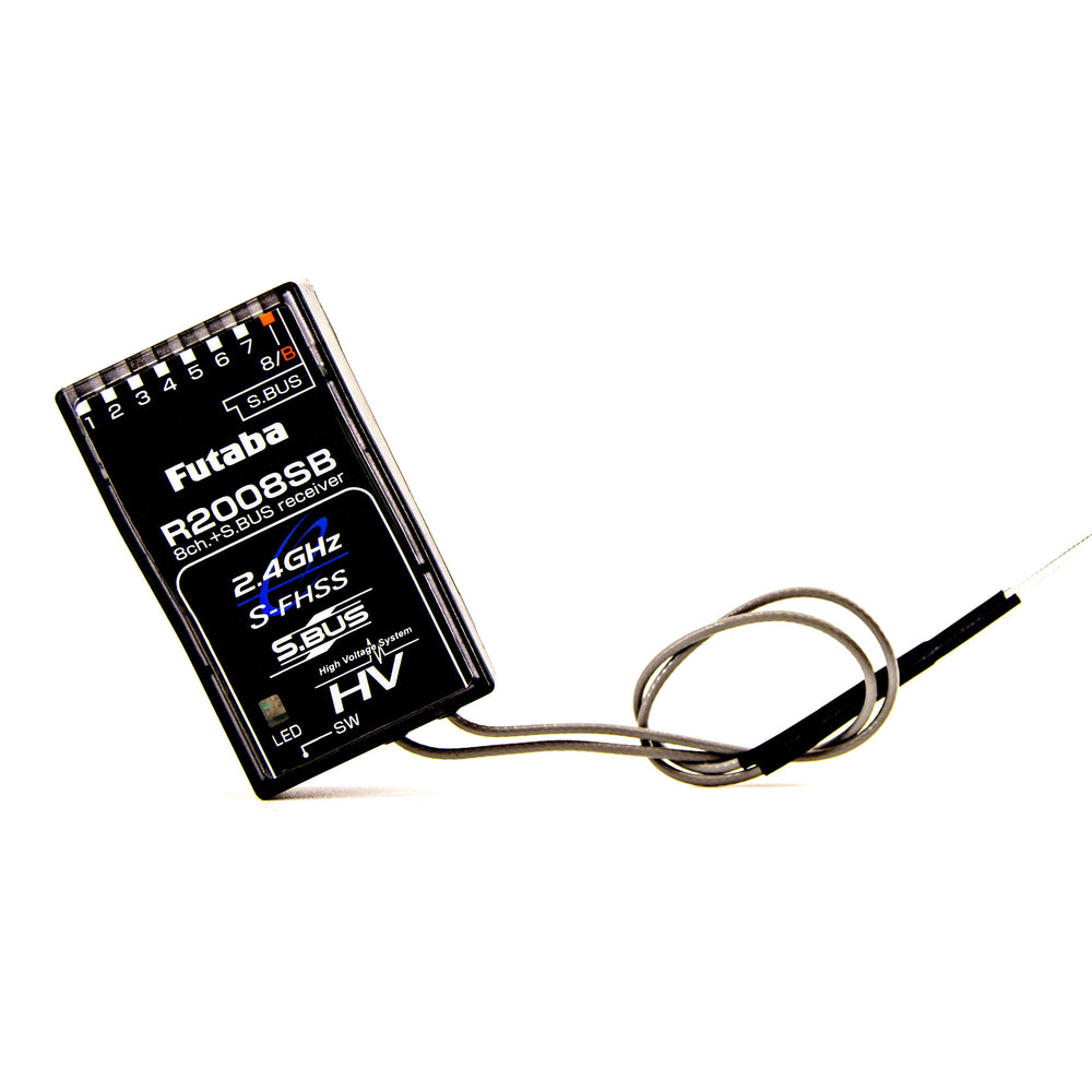 Futaba R2008SB 2.4GHz S-FHSS S.Bus High Voltage Receiver (ONLINE ORDER ONLY)
