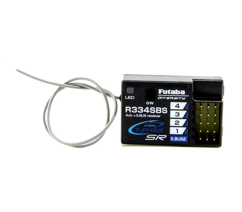 Futaba R334SBS 2.4GHz T-FHSS/SR/S.Bus2 4-Channel Receiver (ONLINE ORDER ONLY)