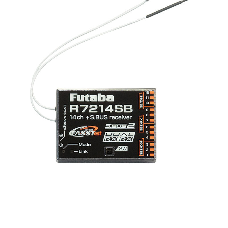 Futaba R7214 2.4GHz FASSTest S.Bus2 Receiver 01102398-3 (ONLINE ORDER ONLY)