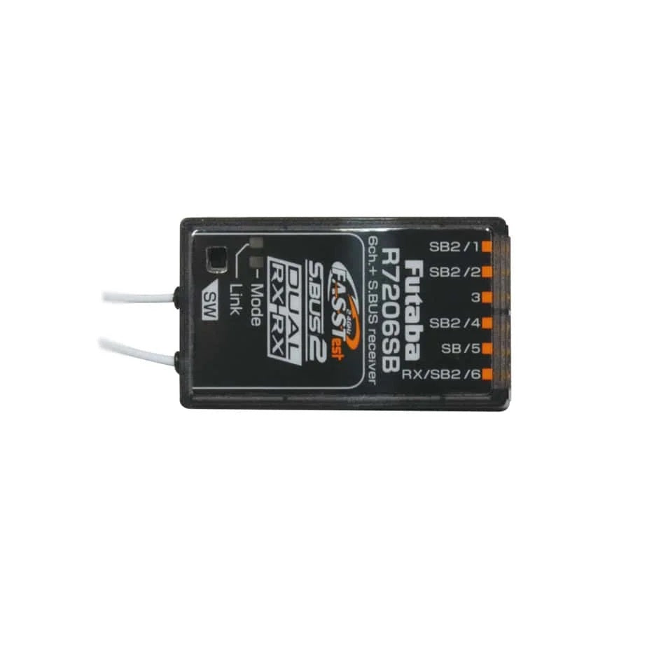 Futaba R7206SB (FASSTest/S.Bus2) 6-Channel Port Receiver Dual L 01102401-3 (ONLINE ORDER ONLY)