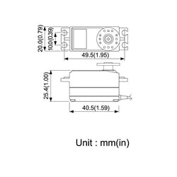 Futaba S-A400 - S.Bus2 Coreless Digital Airplane Servo 01102403-3 (ONLINE ORDER ONLY)