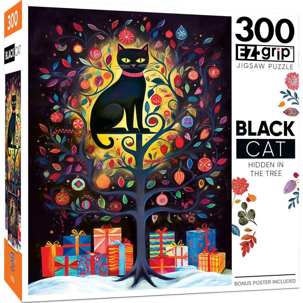 Black Cats - Hidden in the Tree 300 Piece EZ Grip Jigsaw Puzzle (ONLINE ORDER ONLY)