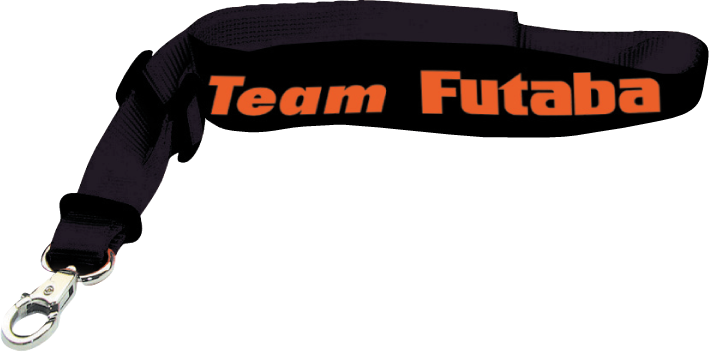 Futaba Team Futaba Strap Black & Orange Neck Strap (ONLINE ORDER ONLY)
