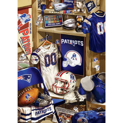 New England Patriots - Locker Room 500 Piece Jigsaw Puzzle (ONLINE ORDER ONLY)