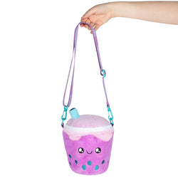 Squishable Comfort Food Bubble Tea Fuzzy Crossbody Bag (ONLINE ORDER ONLY)
