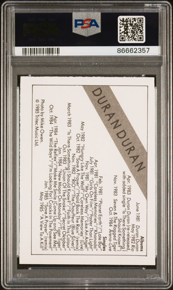 1985 WONDER BREAD ROCK STARS DURAN DURAN ROCK STARS # - PSA 5 (Online Order Only)
