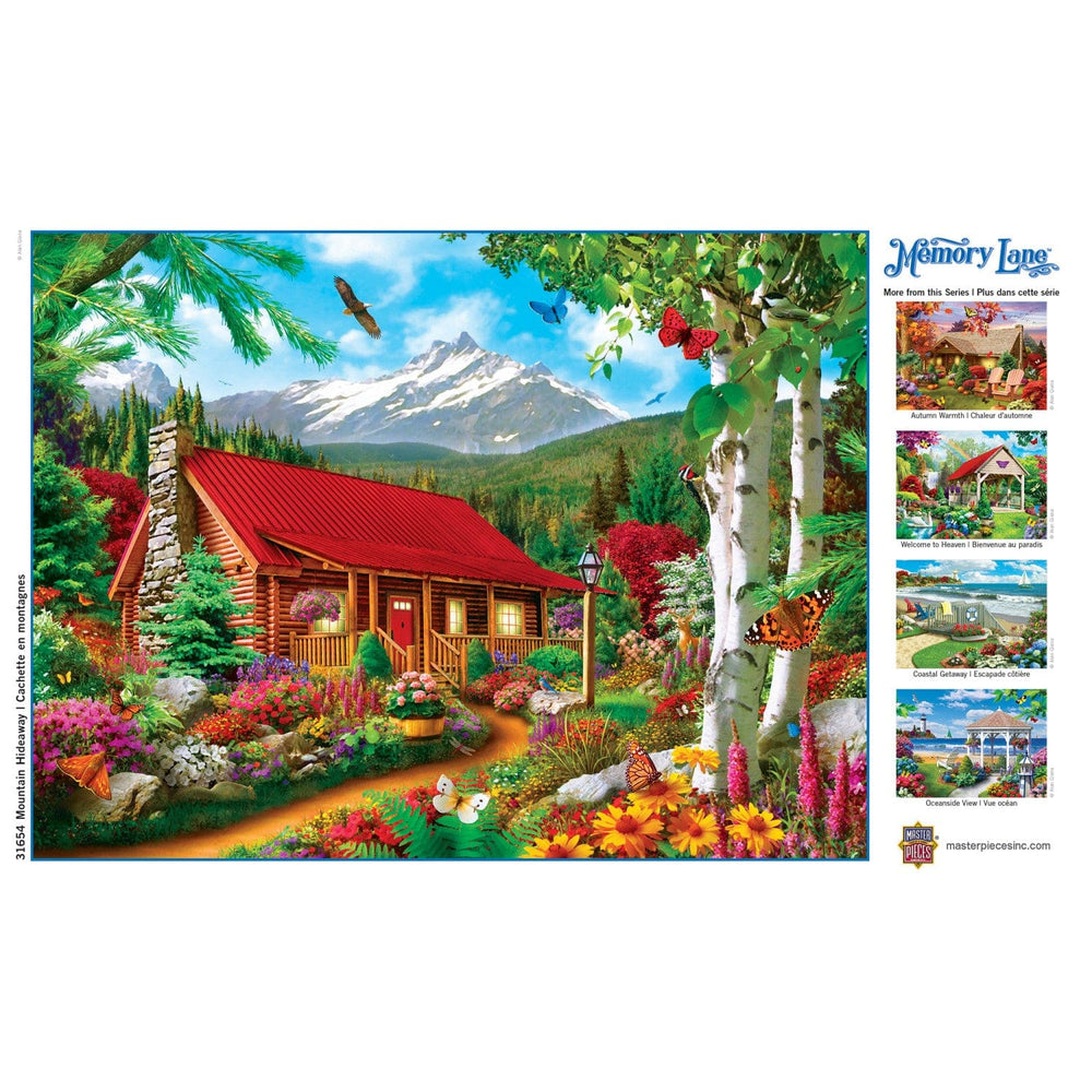 Memory Lane - Mountain Hideaway 300 Piece EZ Grip Jigsaw Puzzle (ONLINE ORDER ONLY)