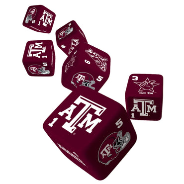 Texas A&M Dice Set - 19mm (ONLINE ORDER ONLY)