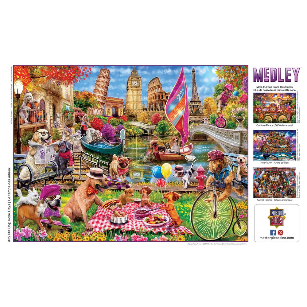 Medley - Dog Gone Days 300 Piece EZ Grip Jigsaw Puzzle (ONLINE ORDER ONLY)