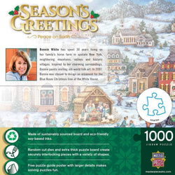Season's Greetings - Peace on Earth 1000 Piece Jigsaw Puzzle (ONLINE ORDER ONLY)