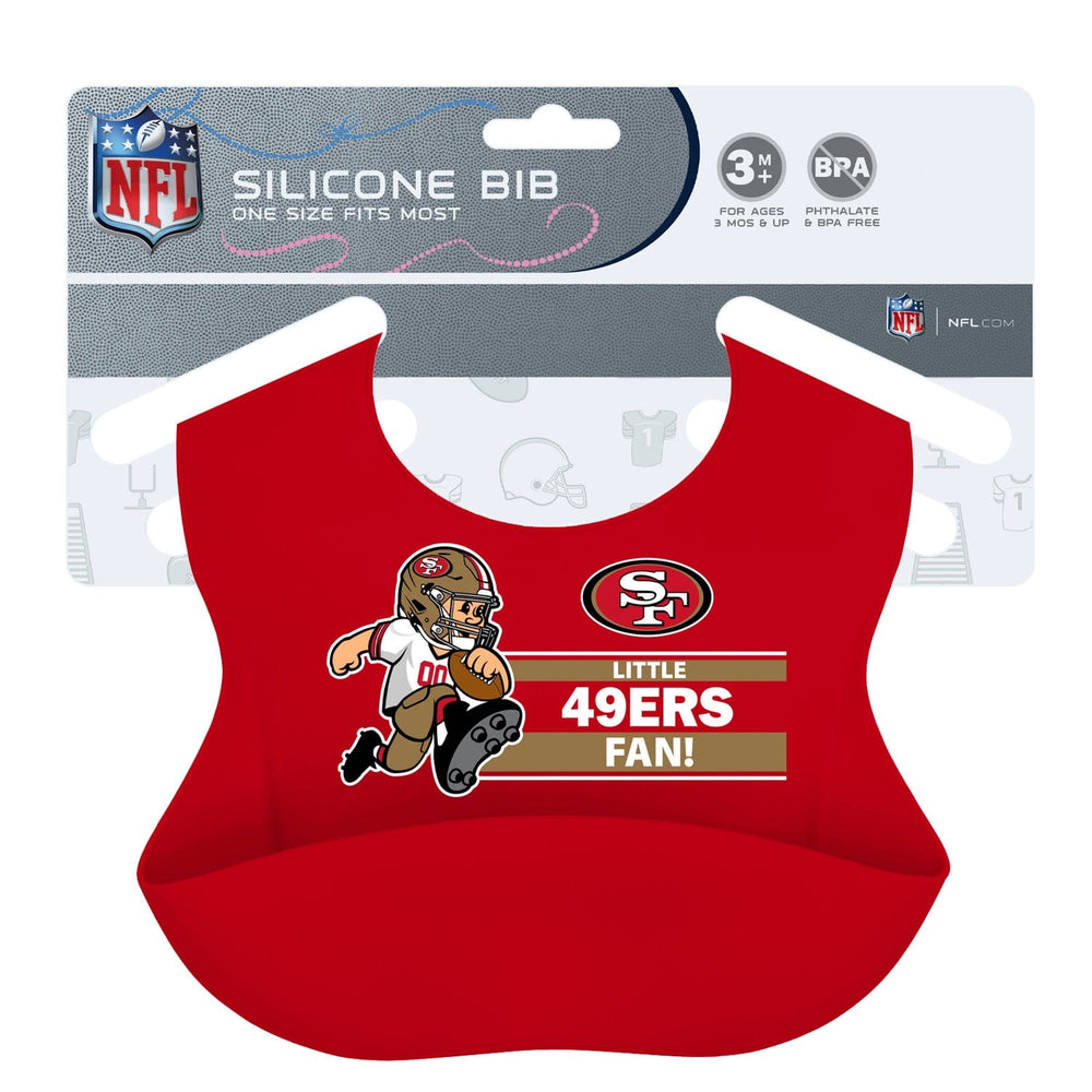 San Francisco 49ers - NFL Silicone Bib (ONLINE ORDER ONLY)