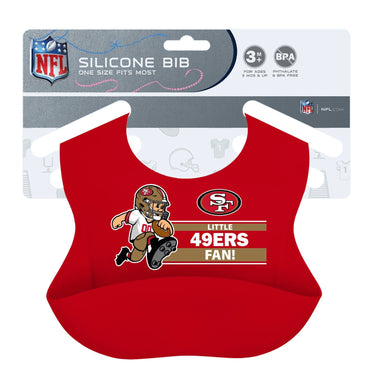 San Francisco 49ers - NFL Silicone Bib (ONLINE ORDER ONLY)