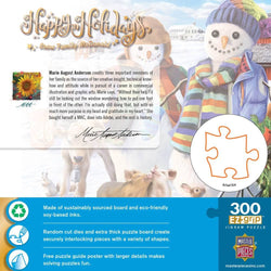Happy Holidays - Snow Family McDonald 300 Piece EZ Grip Jigsaw Puzzle (ONLINE ORDER ONLY)