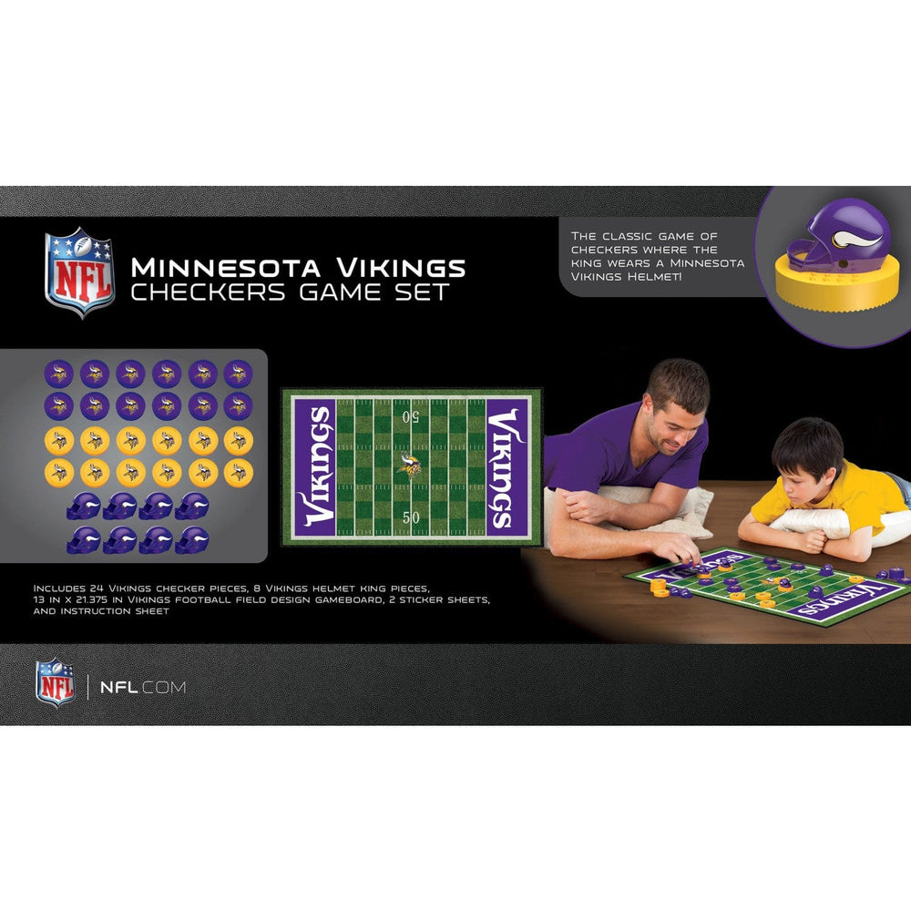 Minnesota Vikings Checkers Board Game (ONLINE ORDER ONLY)