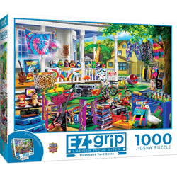 EZ Grip - Flashback Yard Sales 1000 Piece Jigsaw Puzzle (ONLINE ORDER ONLY)