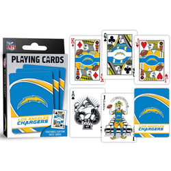 Los Angeles Chargers Playing Cards - 54 Card Deck (ONLINE ORDER ONLY)