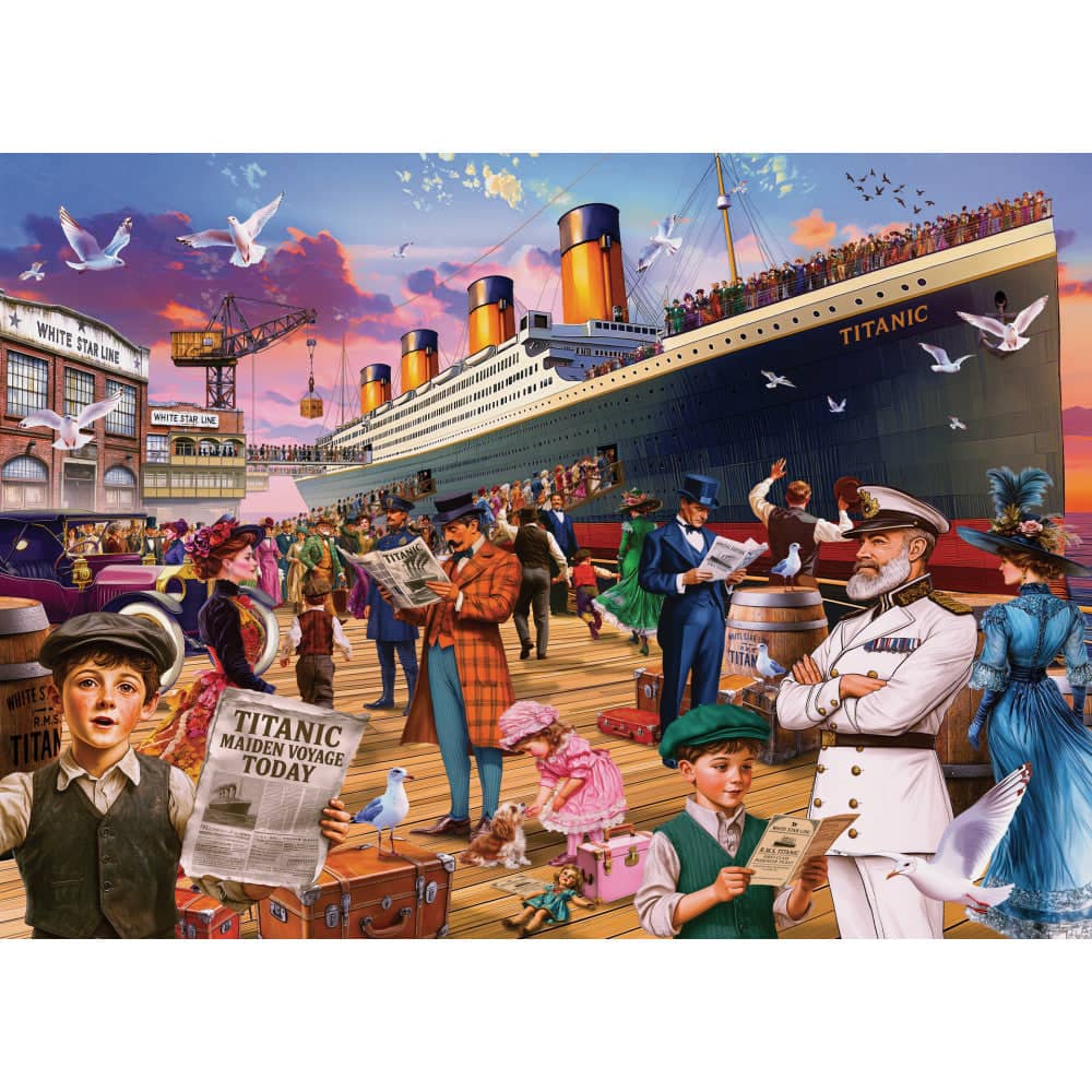 Titanic - The Last Sunrise Ashore 1000 Piece Jigsaw Puzzle (ONLINE ORDER ONLY)