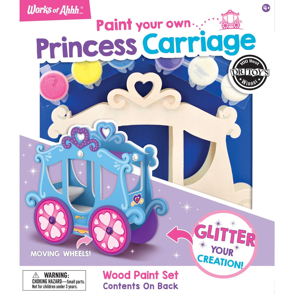 Princess Carriage Wood Craft & Paint Kit (ONLINE ORDER ONLY)