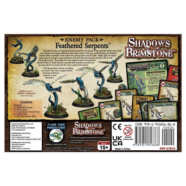 Shadows of Brimstone: Feathered Serpents Enemy Pack (ONLINE ORDER ONLY)