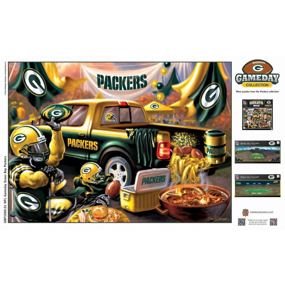 Green Bay Packers - Gameday 1000 Piece Jigsaw Puzzle (ONLINE ORDER ONLY)