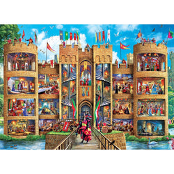 Inside Out - Medieval Castle 1000 Piece Jigsaw Puzzle (ONLINE ORDER ONLY)