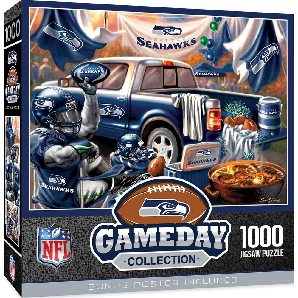 Seattle Seahawks - Gameday 1000 Piece Jigsaw Puzzle (ONLINE ORDER ONLY)