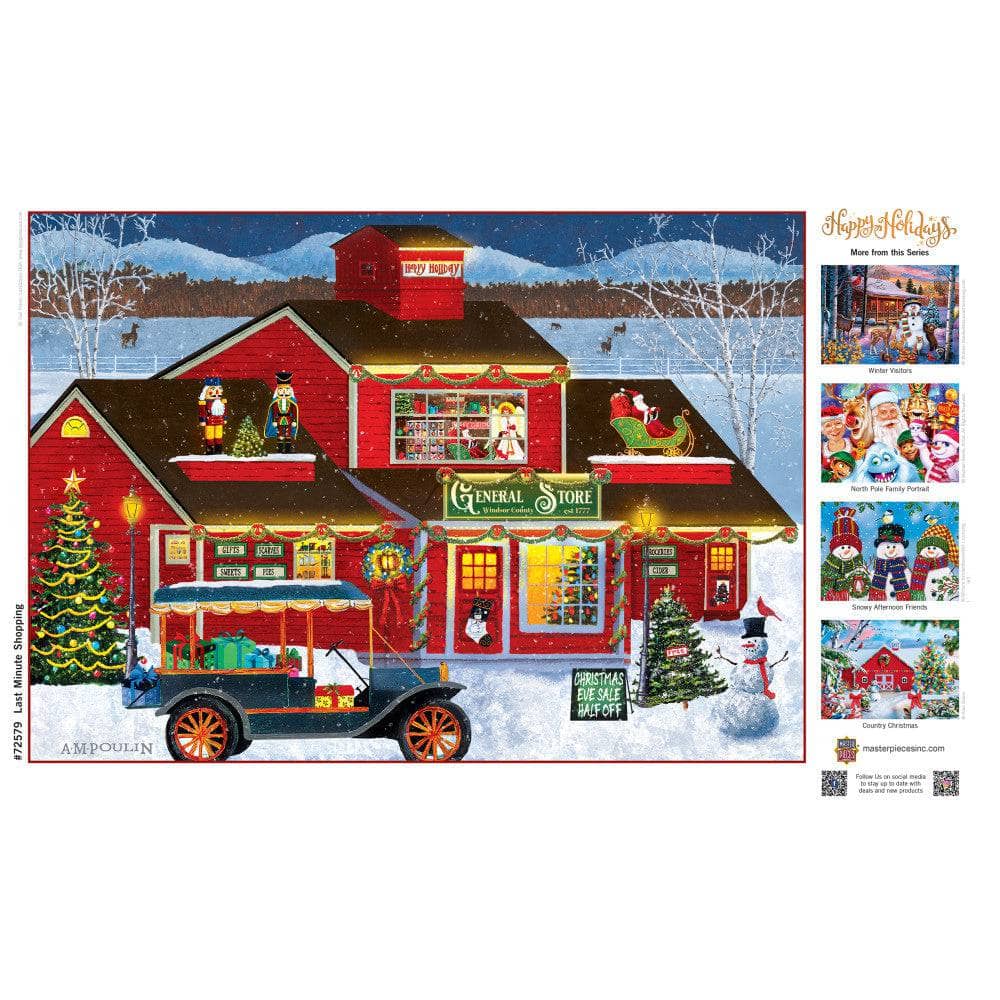 Season's Greetings - Last Minute Shopping 1000 Piece Jigsaw Puzzle