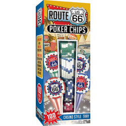 Route 66 100 Piece Poker Chips (ONLINE ORDER ONLY)
