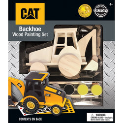 CAT - Caterpillar Backhoe Wood Craft & Paint Kit (ONLINE ORDER ONLY)